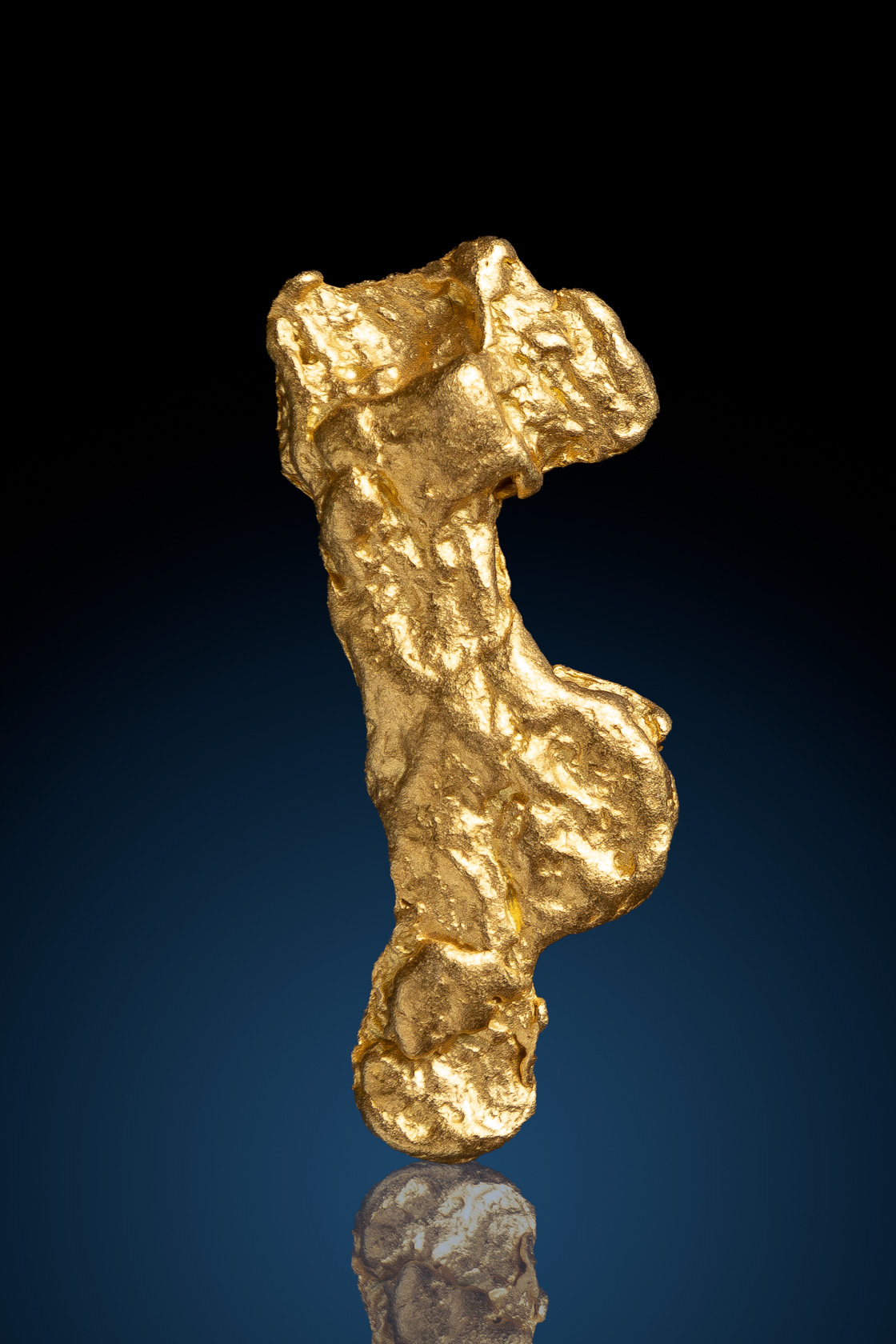 (image for) Uniquely Shaped Rare Natural Gold Nugget from Australia